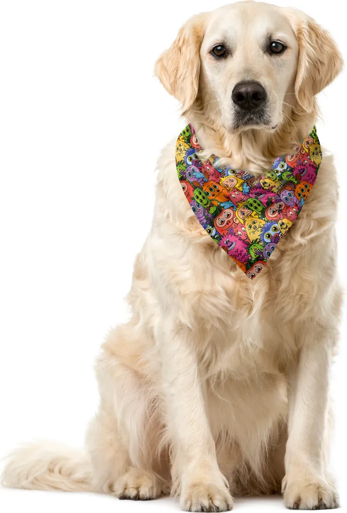 ABAKUHAUS Bandana Cani Carnevale degli Animali 40x40cm - Accessorio Pet