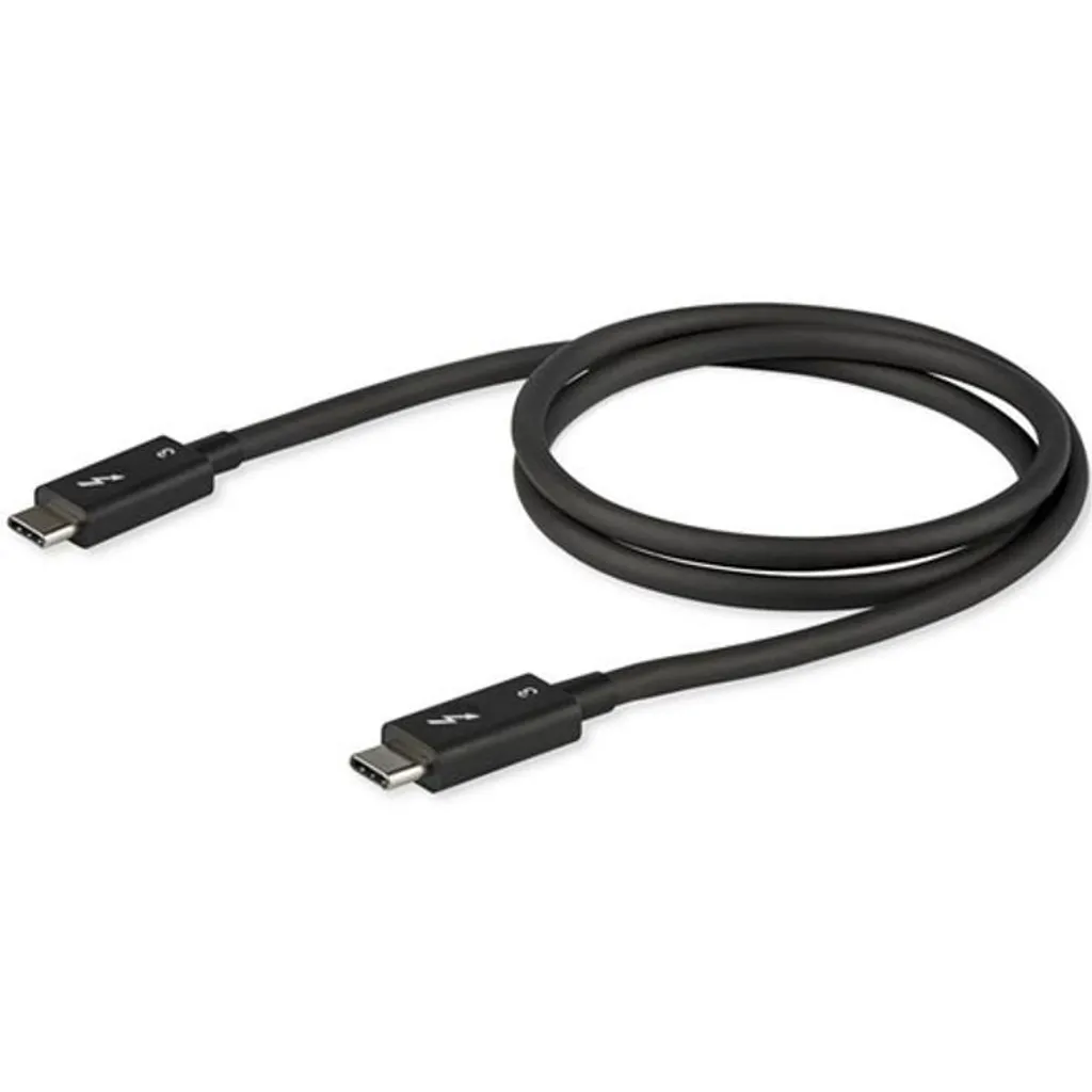 Câble Thunderbolt 3 StarTech.com 80cm 40Gbps 100W PD Noir TBLT34MM80CM - 3