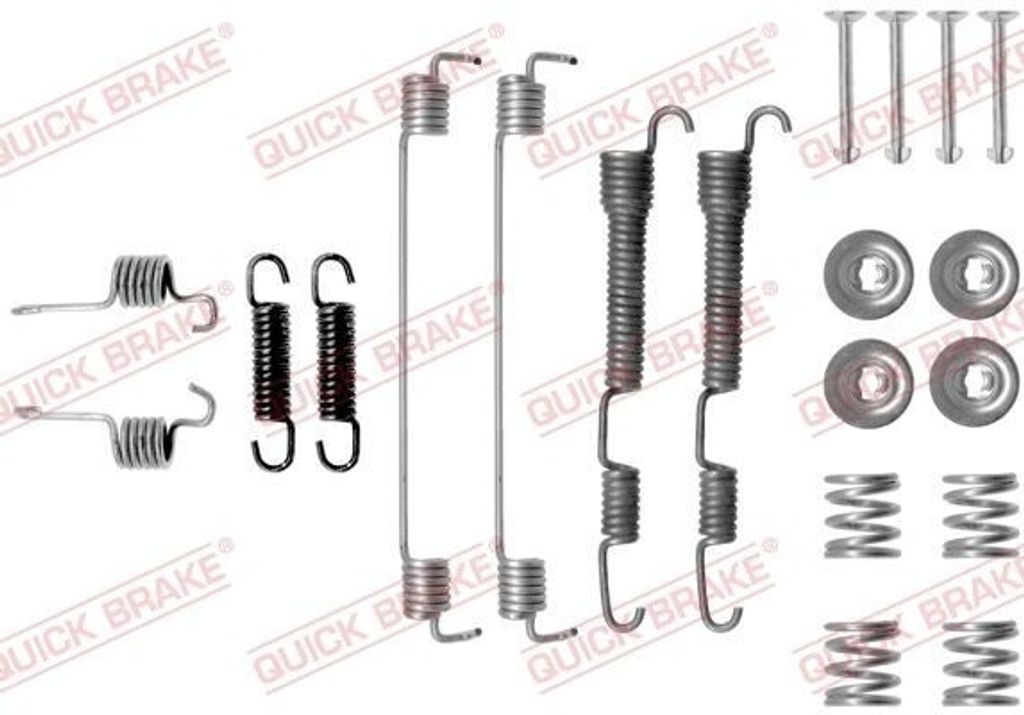 QUICK BRAKE Zubehörsatz Bremsbacken 105-0785 Hinten für MITSUBISHI Space Star (DGA)