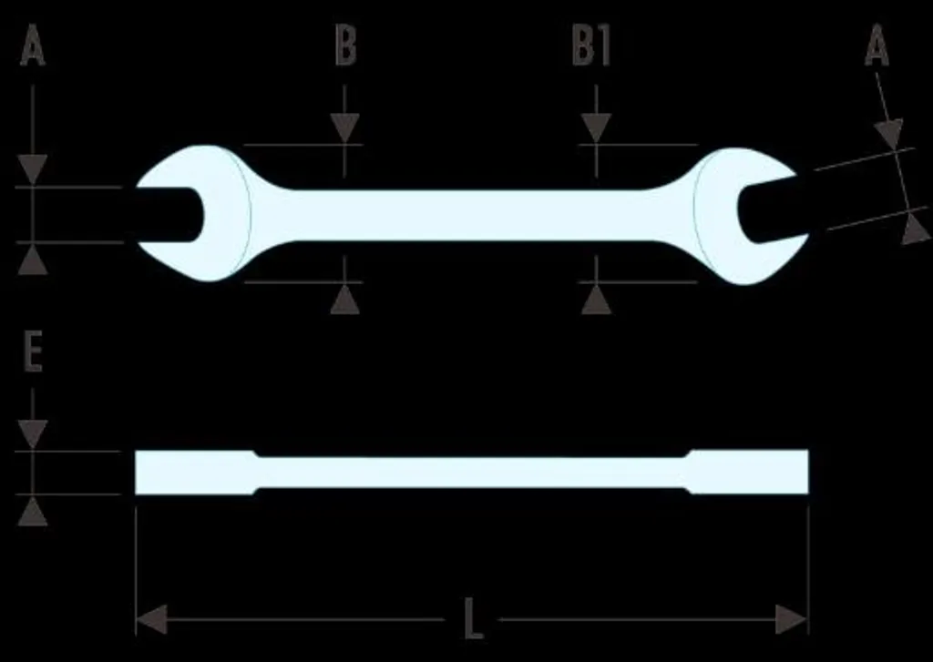 Facom 10x11 mm Serie 44 - Chiave Professionale Alta Qualità