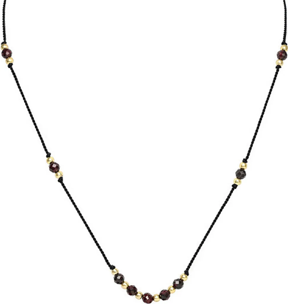 Collana di Perle Granata Agato HE21K3G-BK | Raffinatezza Italiana
