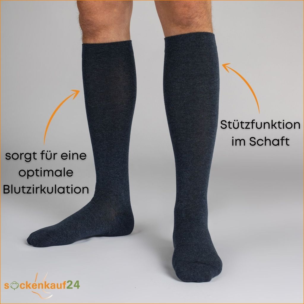 2 I 4 Paar Stützstrümpfe Reisestrümpfe Kompressionsstrümpfe Produktbild 2