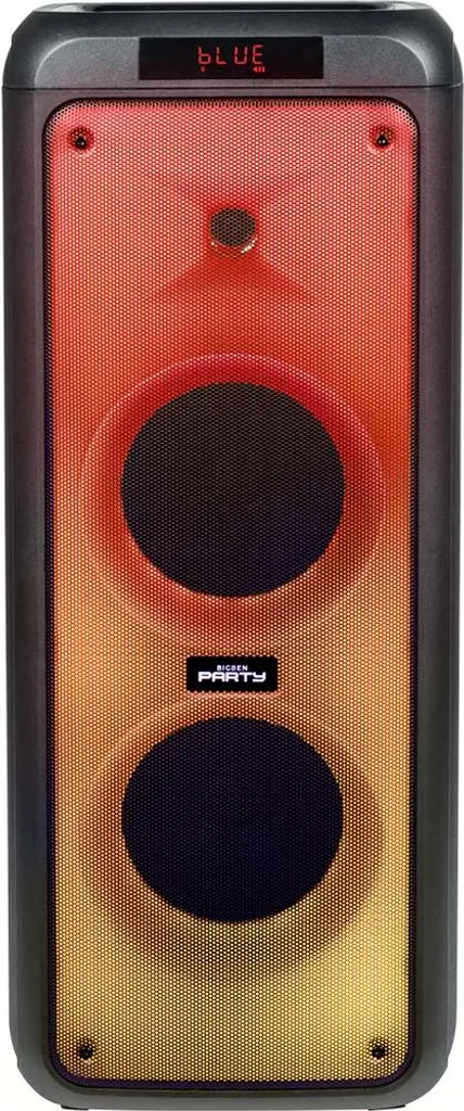 Enceinte 600W XL PARTYBTHPXL Effet LED et Duo Microphones pour Karaoké