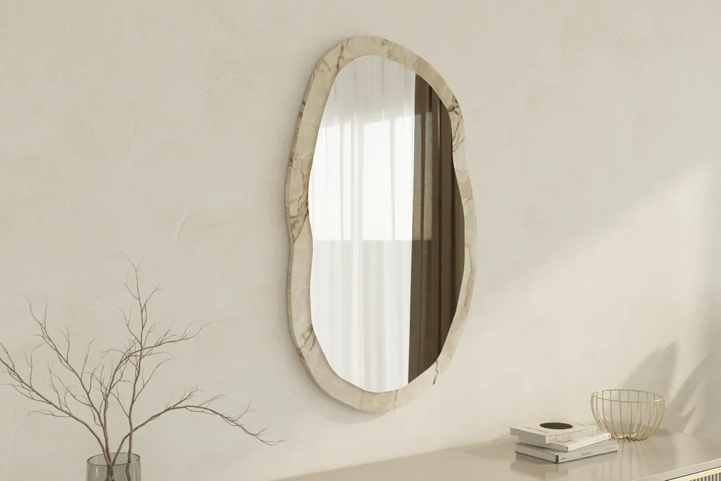 Miroir Design Ephesus 100% MDF Haute Densité - Grand Format 52x86 cm