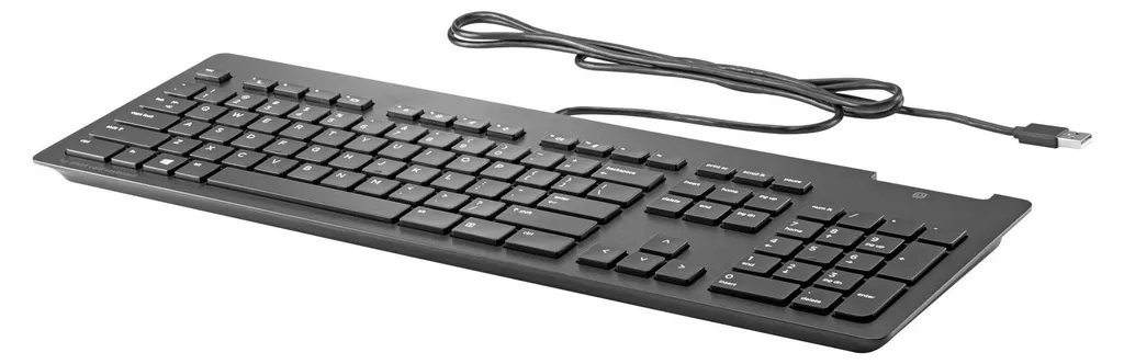 Clavier avec souris HP A71J9AA#ABE Ensemble Bureau AZERTY Noir Filaire