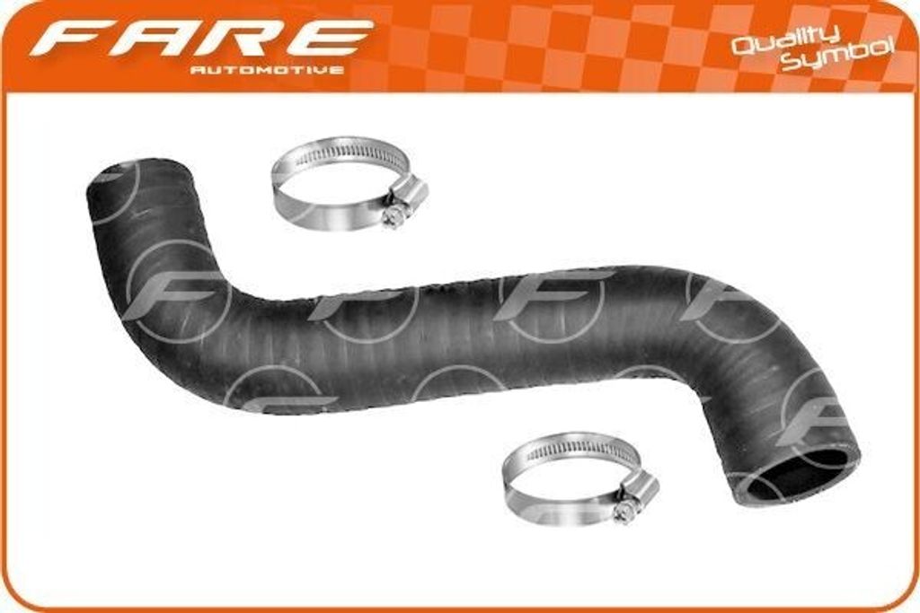 FARE SA 12932 Turbo Ladeluftschlauch für VW POLO (9N) Lupo (6X1, 6E1) Fox Schrägheck (5Z1, 5Z3, 5Z4) POLO (6N2) Polo Limousine (9A4, 9A2, 9N2, 9A6)