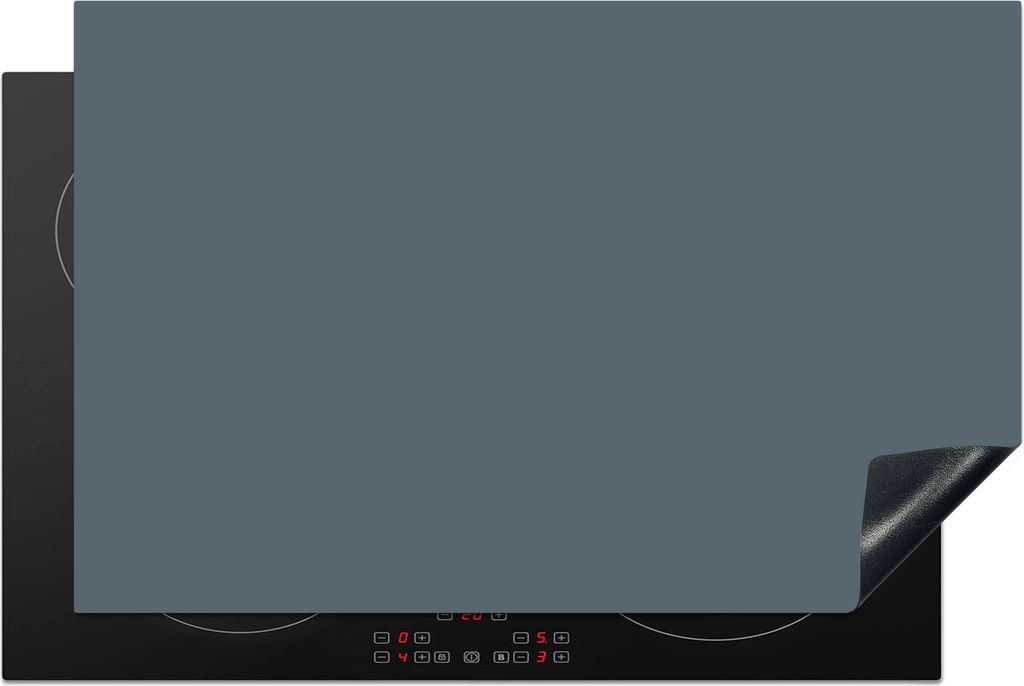 KitchenYeah Herdabdeckplatte Farben - Blau - Innen , 81x52cm, Küche Deko, Ceranfeld Herdabdeckung, Abdeckplatte fùr Kochfeld