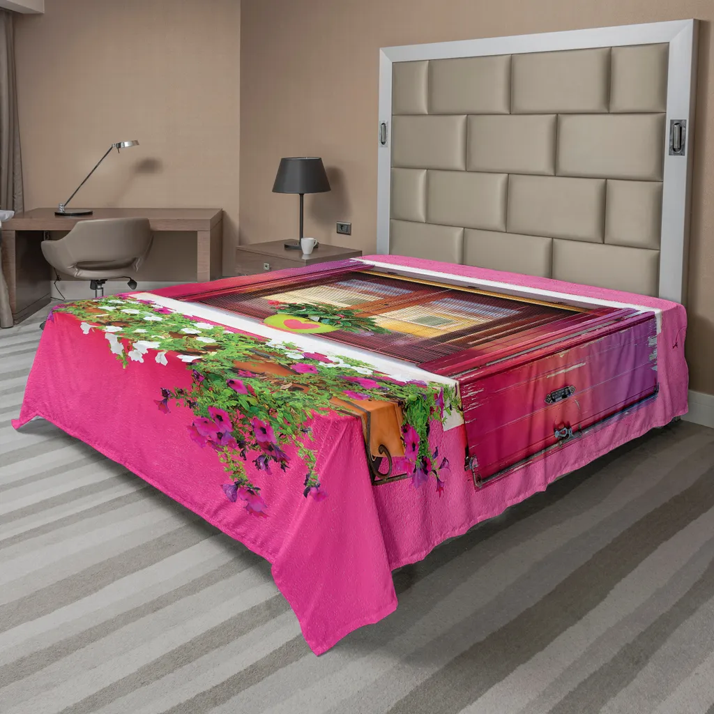 Drap Plat Grand Format 260x228 cm Rose : Élégance et Entretien Facile