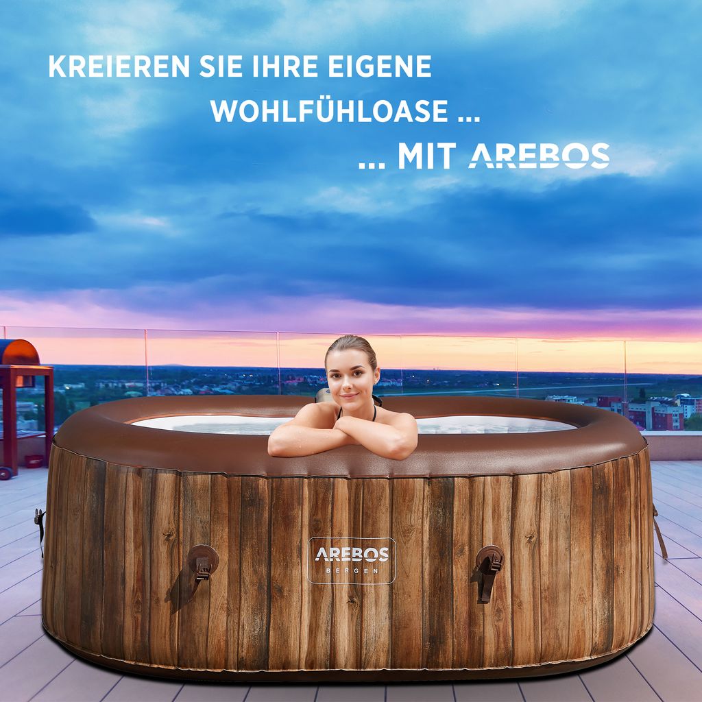 AREBOS Whirlpool | Nafukovací | Vnitřní a venkovní | Obrázek produktu 2