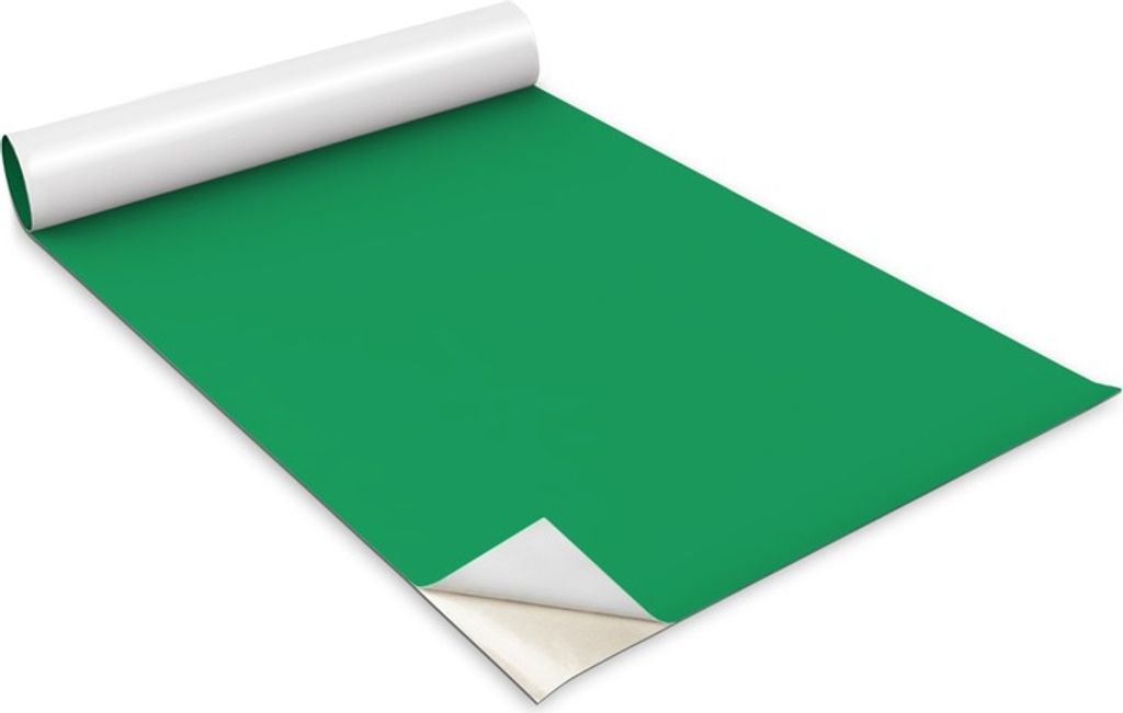 Selbstklebendes Möbelfurnier für Küchenarbeitsplatte Farbe Grün 100x50 cm