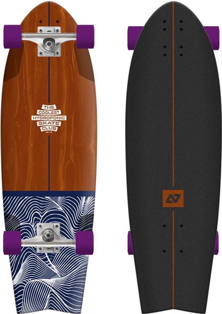 Hydroponic Fish C 31.5 ́ ́ Surfskate Mehrfarbig 9.75 Inches Mehrfarbig 9.75 Inches