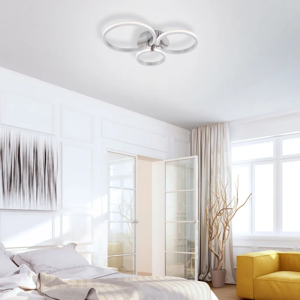 Plafoniera LED Johanna 15962: Luce Calda 3000K per Camera e Salotto - 17