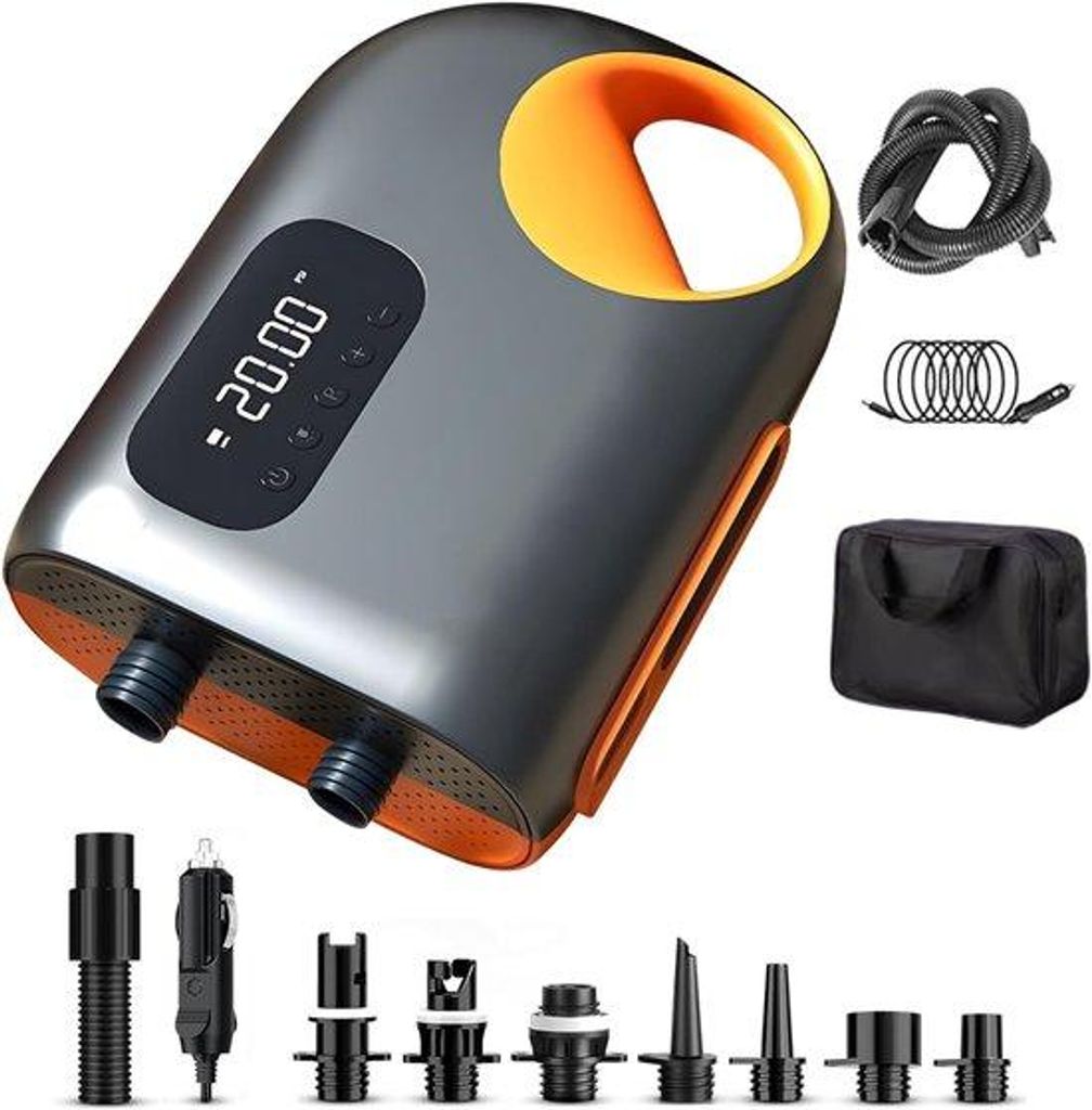 Elektrická pumpa na paddleboard – 20 PSI – 18 000 mAh – Obrázok produktu 