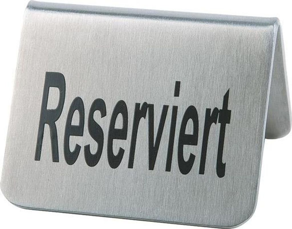 APS 17 2er-SetTischaufsteller RESERVIERT, Tischschild, 5,5 Produktbild 
