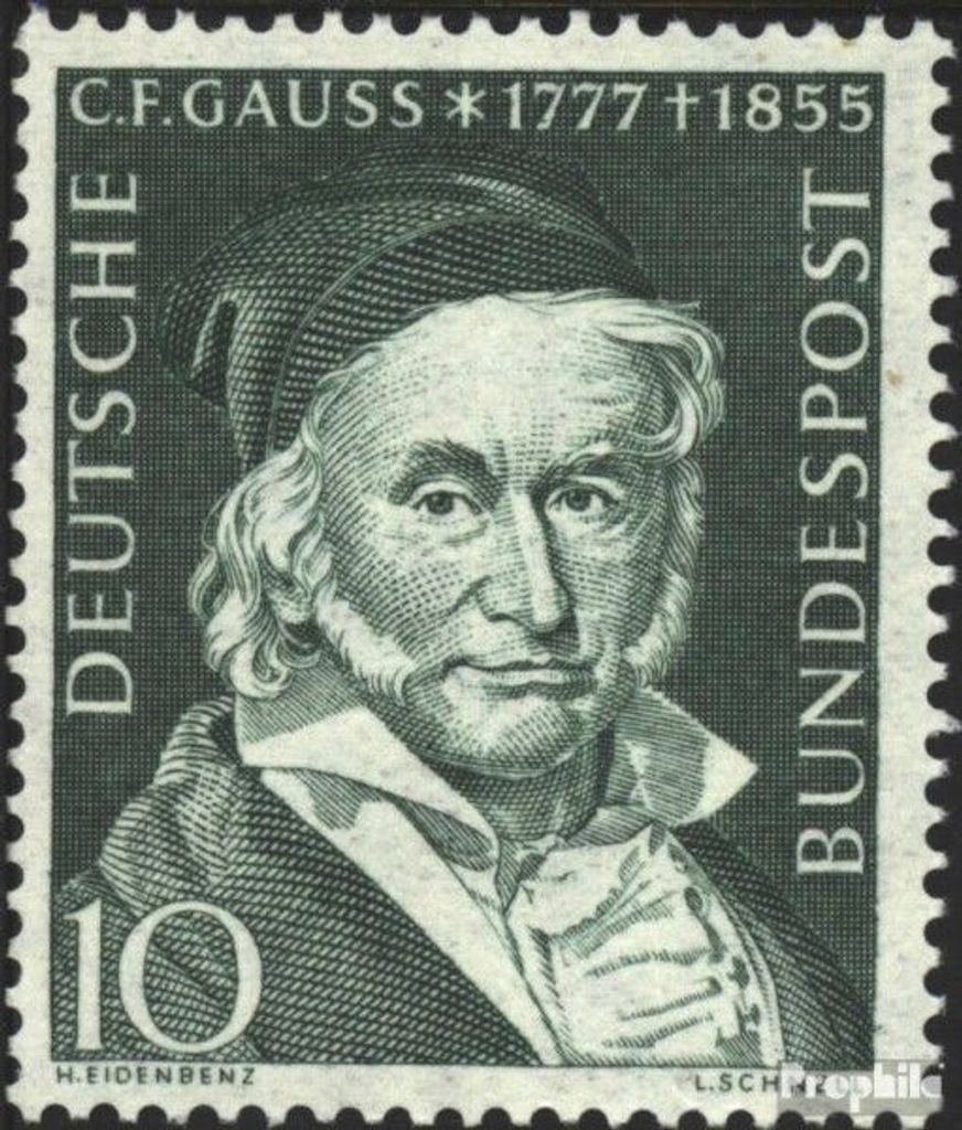 Briefmarken BRD (BR.Deutschland) 1955 Mi 204 (kompl.Ausg.) Produktbild 