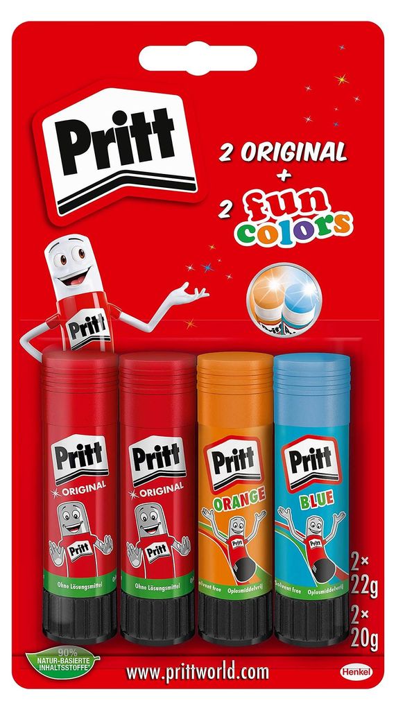 Staedtler Klebestifte Pritt 2x22g+2x20g