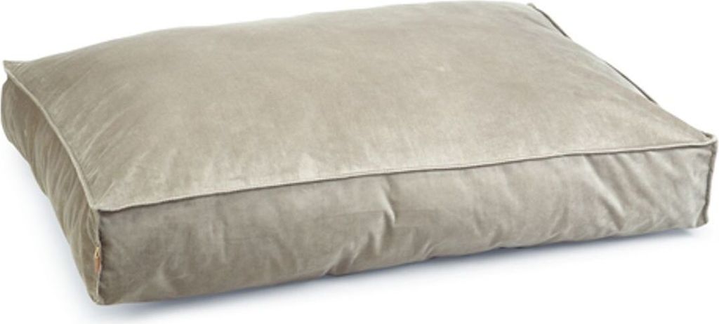 Designed by Lotte Nalino Liegekissen - Hund - Samt - grau - Produktbild 1