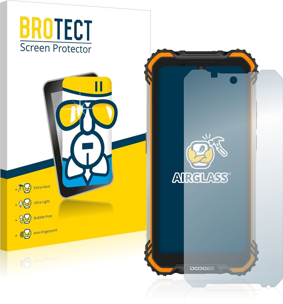BROTECT Schutzglas für Doogee S58 Pro Schutzfolie Panzer Folie Glas Display Schutz klar