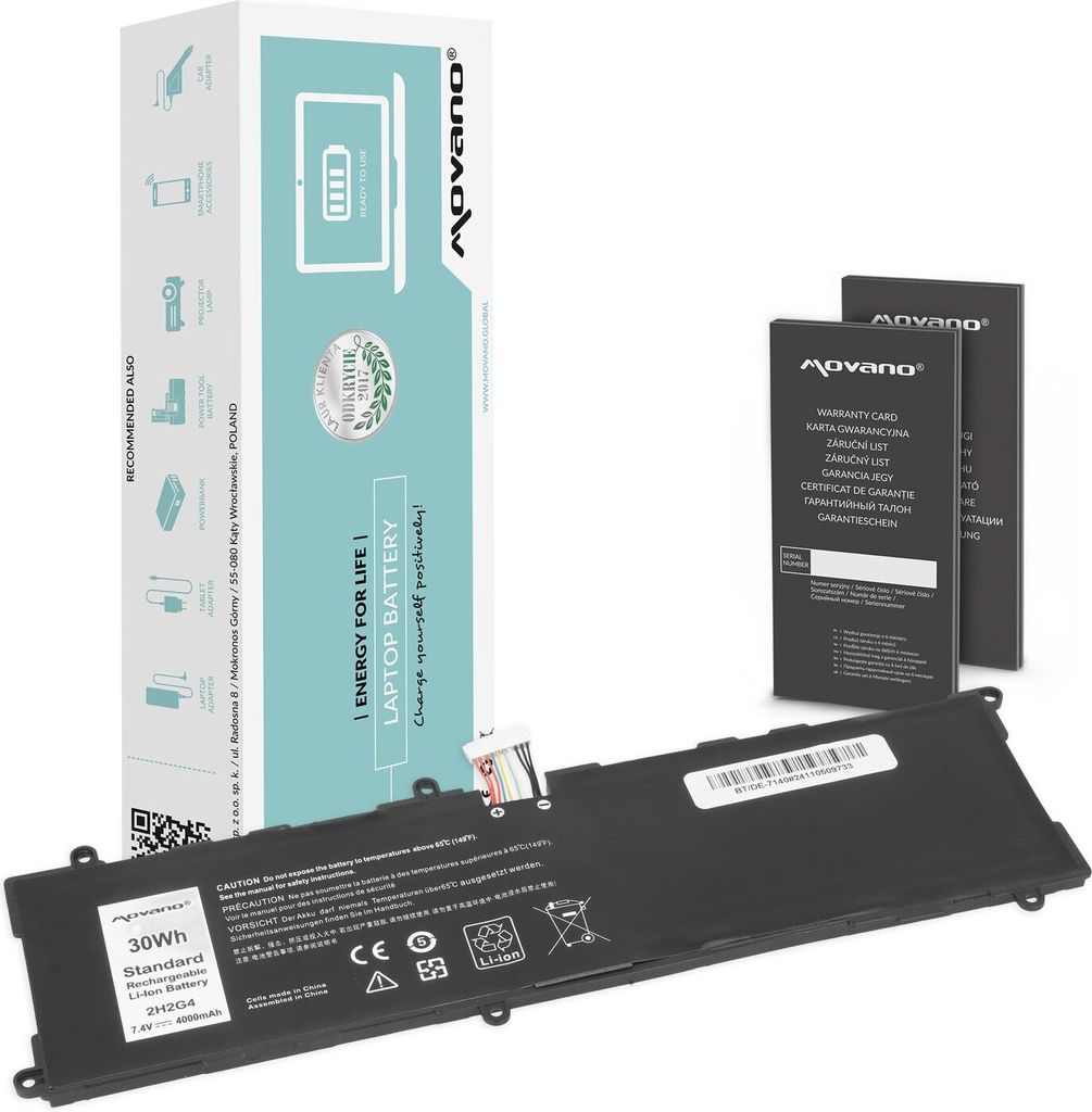 2H2G4 Akku für Dell Venue 11 Pro 7140 Produktbild 