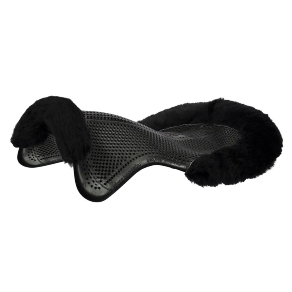 Acavallo Gelpad Therapeutic 1/2 Lammfellrand - schwarz, Größe:L