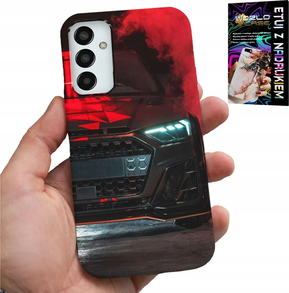 Cover Samsung M23 Racing - Vetro Temperato Auto Sportive 9H