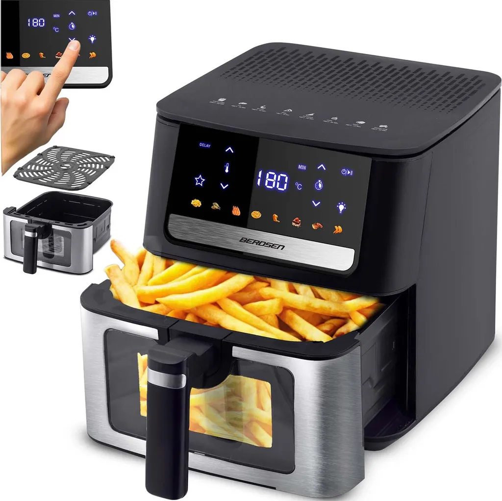 Friggitrice ad aria senza grassi Berdsen BD-655 nero
