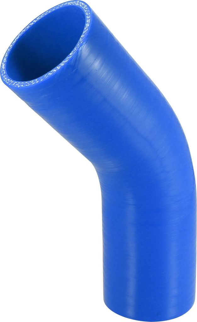 Auto Reduzierschlauch Kupplung Silikon Blau 63mm 2.5"Innendurchm. 45 Grad