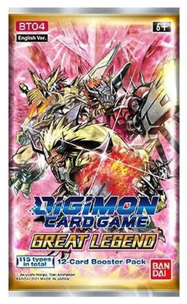 Pacchetto Booster Grande Leggenda di Digimon Card Game Immagine del prodotto 