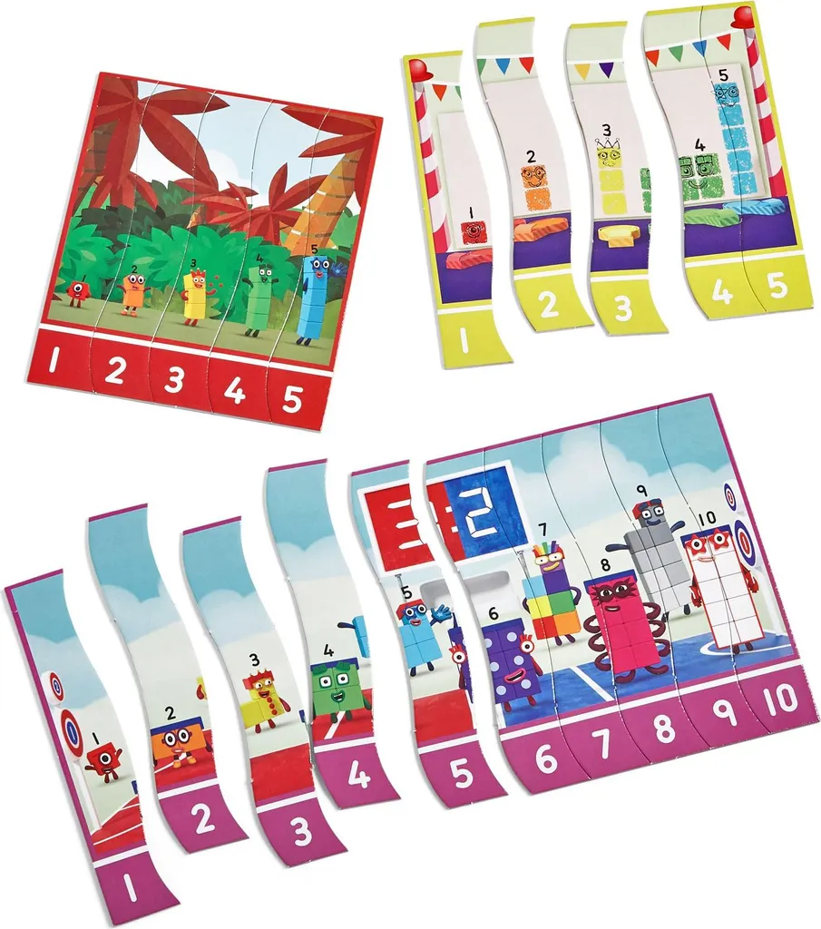 Puzzle Numberblocks Learning Resources 92395 de séquences numériques