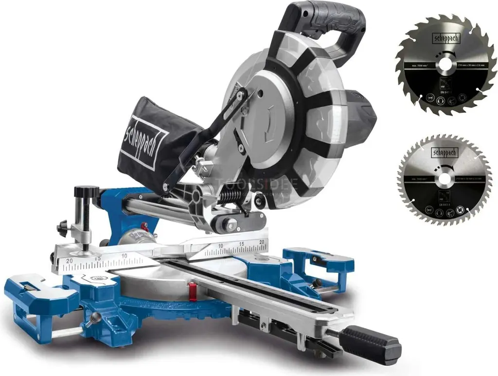 Scie à onglets avec laser Scheppach HM254SPX | Capacité de coupe 340mm - 13