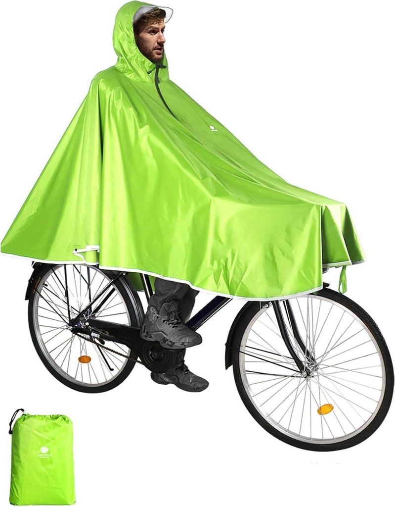 ANYOO Poncho impermeabile da ciclismo con cappuccio in Immagine del prodotto 