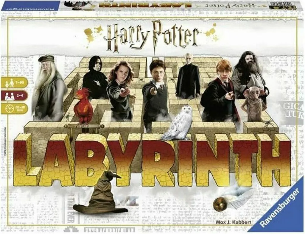 Jeu de société Harry Potter Labyrinth : Activité Idéale pour Soirée en Famille