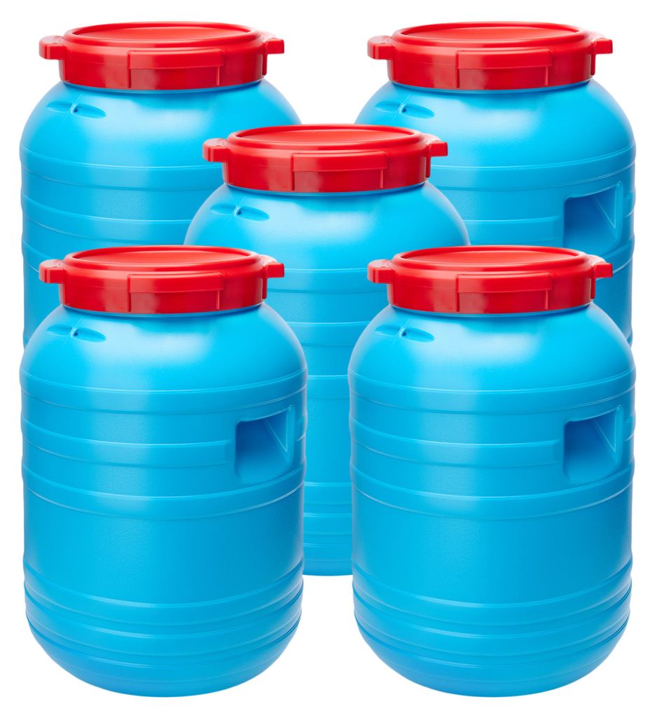 Garronda 5x 30L Fût en plastique Fût alimentaire Fût Image du produit 