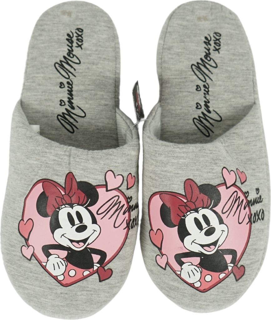 Domáca obuv MINNIE MOUSE, svetlosivá - rôzne veľkosti Obrázok produktu 