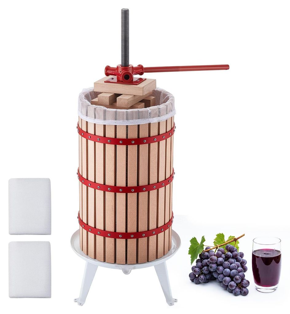 VEVOR Manuelle Beerenpresse 30 L, Weinpresse und Obstpresse Produktbild 