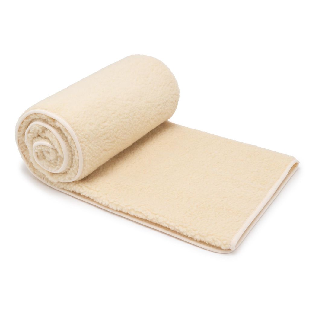 Merino Wolldecke 100% Schurwolle – Kuscheldecke aus Merino Schafwolle – Flauschige Decke, Atmungsaktiv, Wärmeregulierend, Hautfreundlich