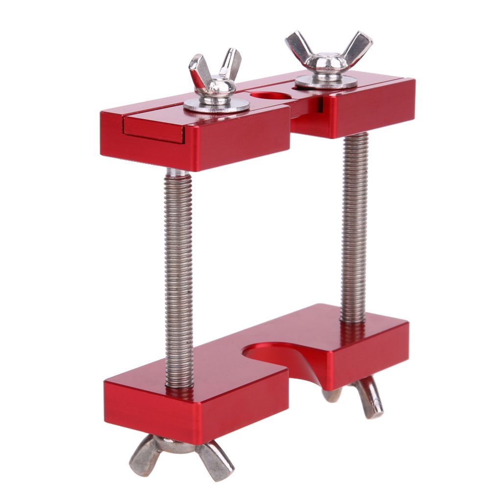 Mundstück-Abzieher aus Aluminium für Blasinstrumente, Trompete, Posaune-Rot