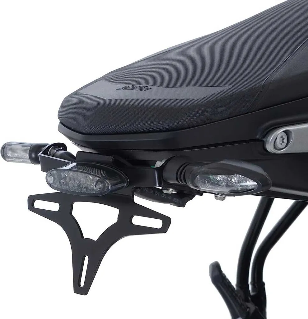 Support Plaque KTM 790 890 Herzog - Anti-Vibrations Noir Discret