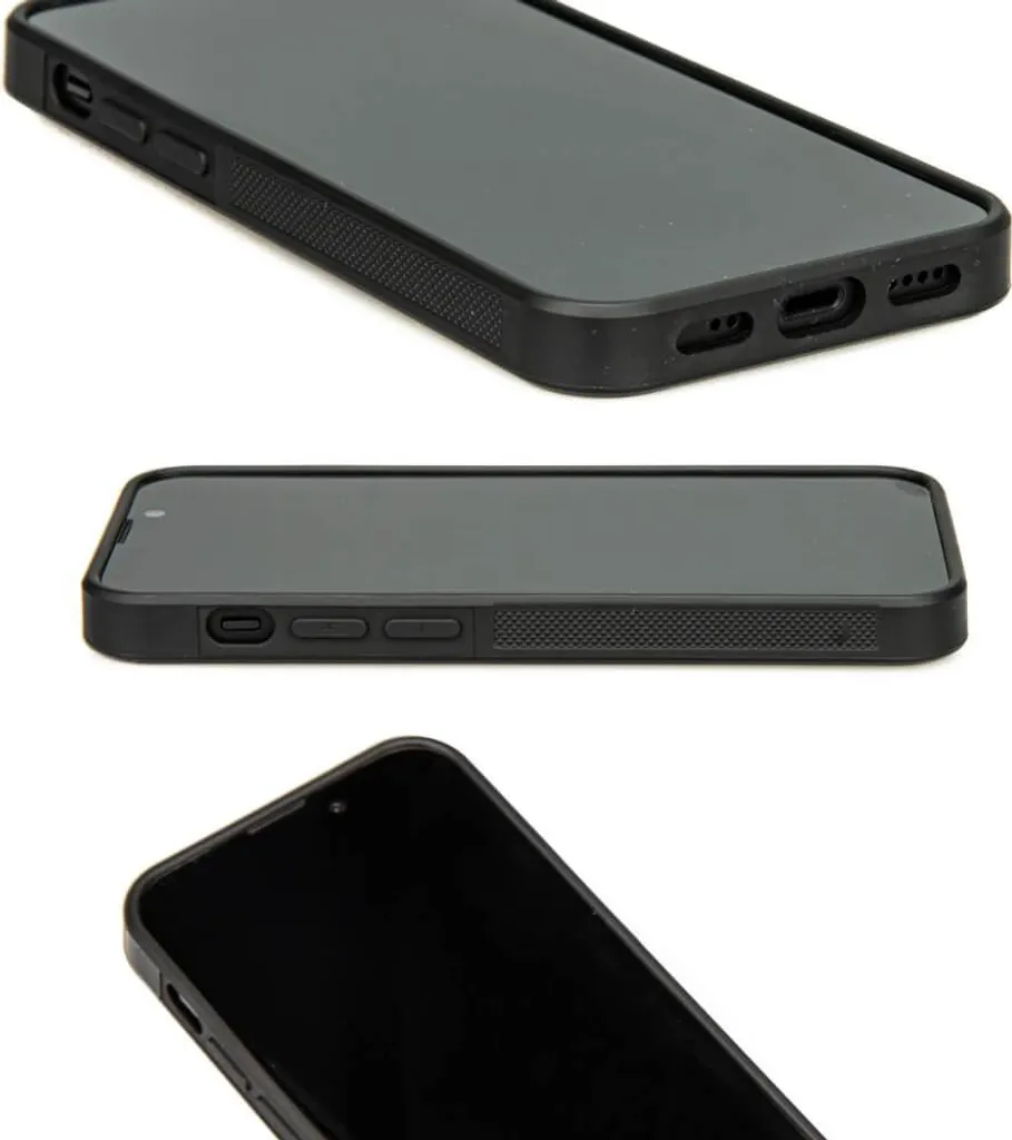Carveit Custodia per iPhone 13 mini Cover avec magnetico Custodia Legno Unique [Ciliegia Legno] Ricarica Compatibile con 13 mini MagSafe Paraurti Robusto TPU (La grande onda al largo di Kanagawa