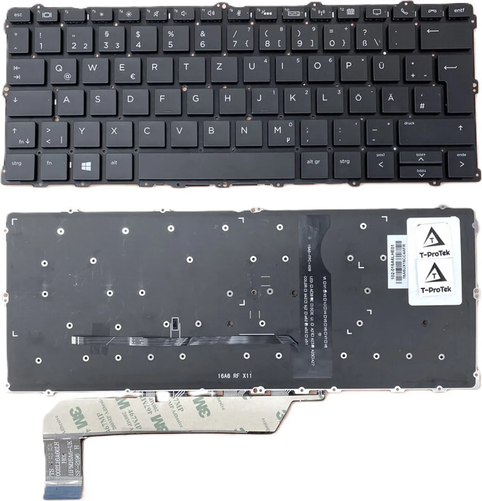 Clavier de Remplacement pour PC Portable HP 911747-041 avec Rétroéclairage