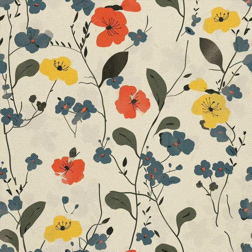 OUTDOOR DEKOSTOFFE OXFORD - Motiv Frühling I DX7475