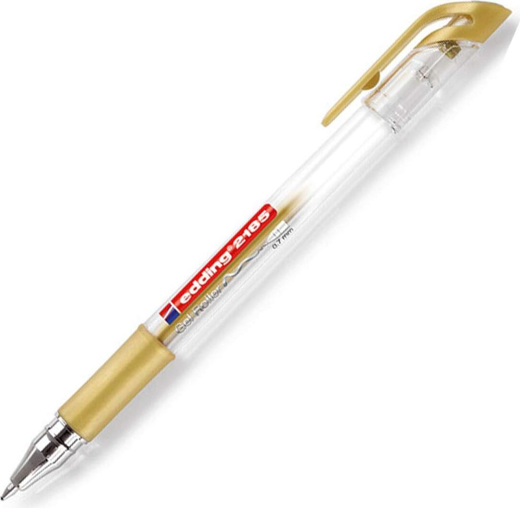 Edding 2185, Verschlossener Gelschreiber, Gold, Gold, Produktbild 