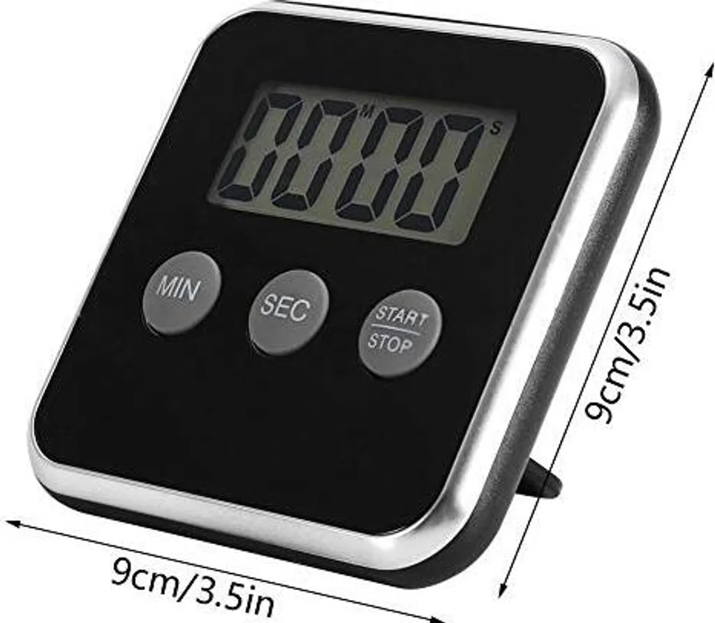 Timer Cucina Digitale Magnetico Mini Allarme Sonoro Display LCD - 2