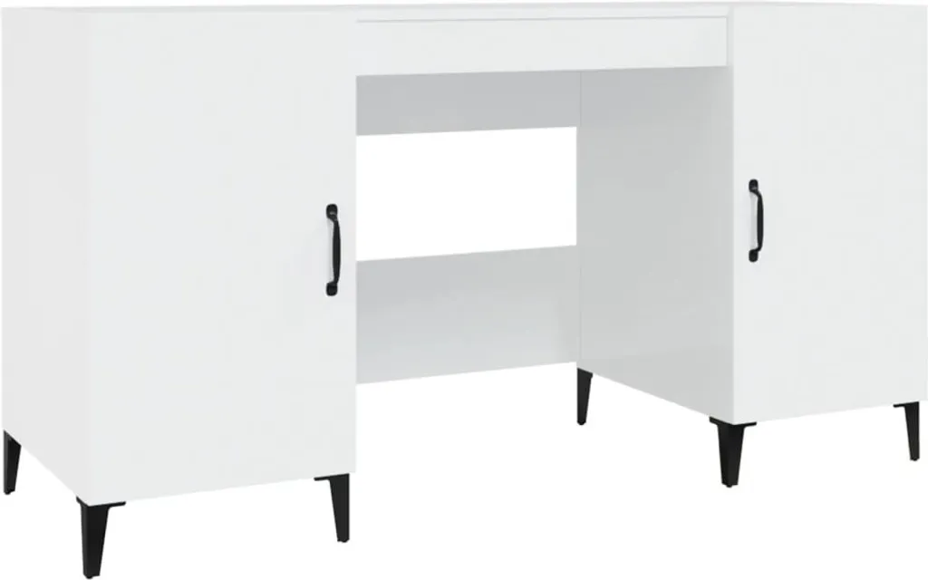 Recensione Scrivania Gaming 140x50 Bianco Lucido - Setup Pulito
