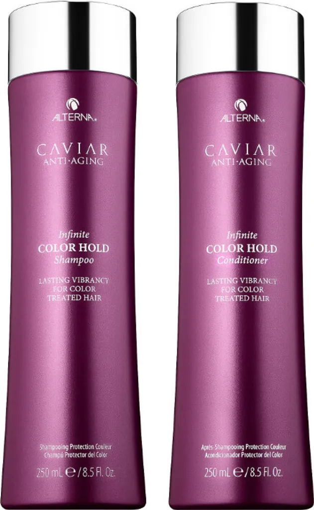 Kit Risparmio Alterna Caviar Infinite Colour Hold 2x250ml - Qualità Premium