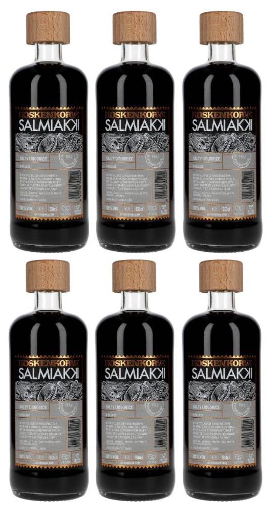 6x Koskenkorva Salmiakki 30% Vol. 0,5L Produktbild 