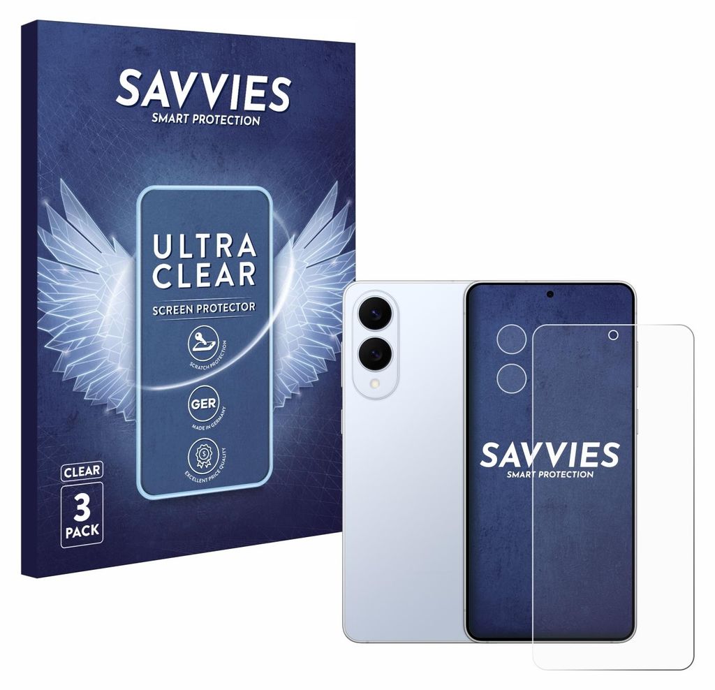 6x Für Samsung Galaxy S25 Edge (Display+Kamera) Schutzfolie Produktbild 