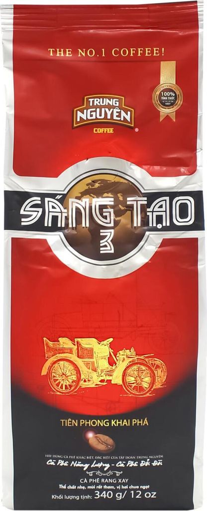 Trung Nguyen | Gemahlener Kaffee Sang Tao 3 - 340 G - Vietnamesischer Geschmack - Arabica - Ohne Allergene - Röstgrad 3