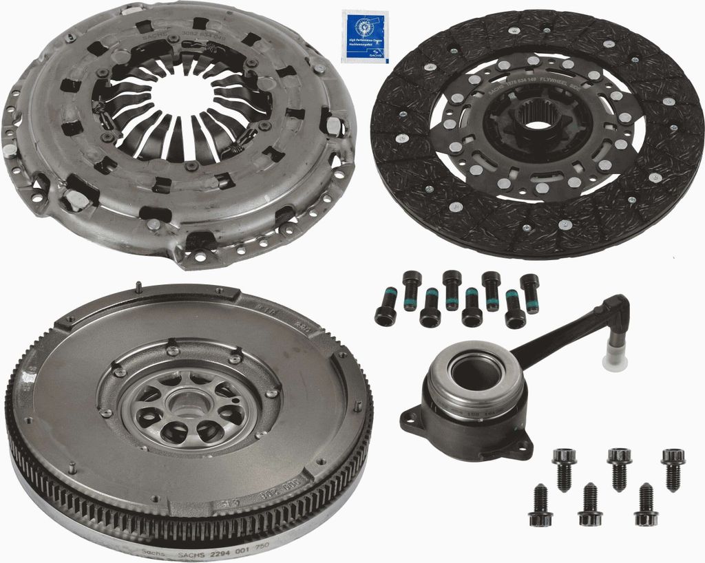 SACHS Kupplungssatz 2290 601 185 für VW California T5 Bus (7EC 7EF 7EG 7HF)