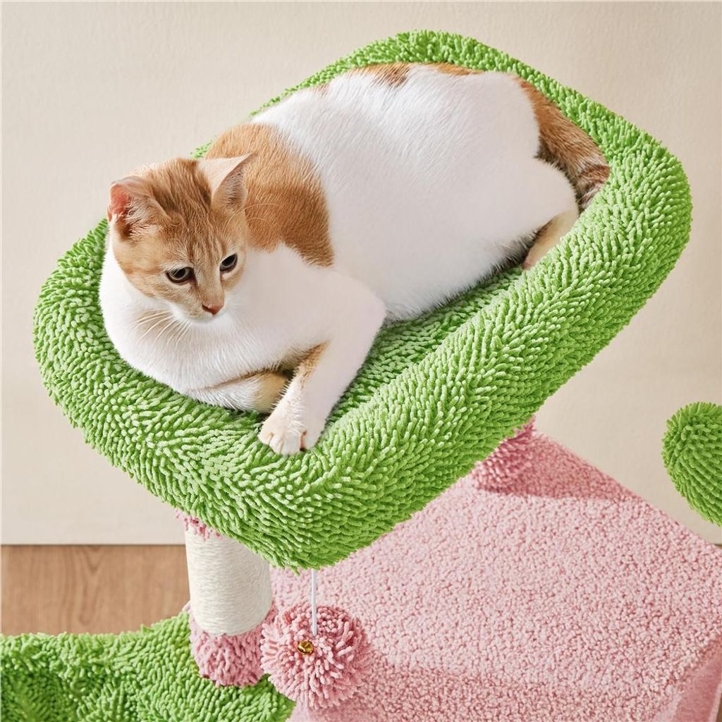 Produktbild von Feandrea Kratzbaum Yaheetech Katzenbaum Mit Kratzbaum Kletterbaum Mit Sisalstämmen Kratzbaum Groß